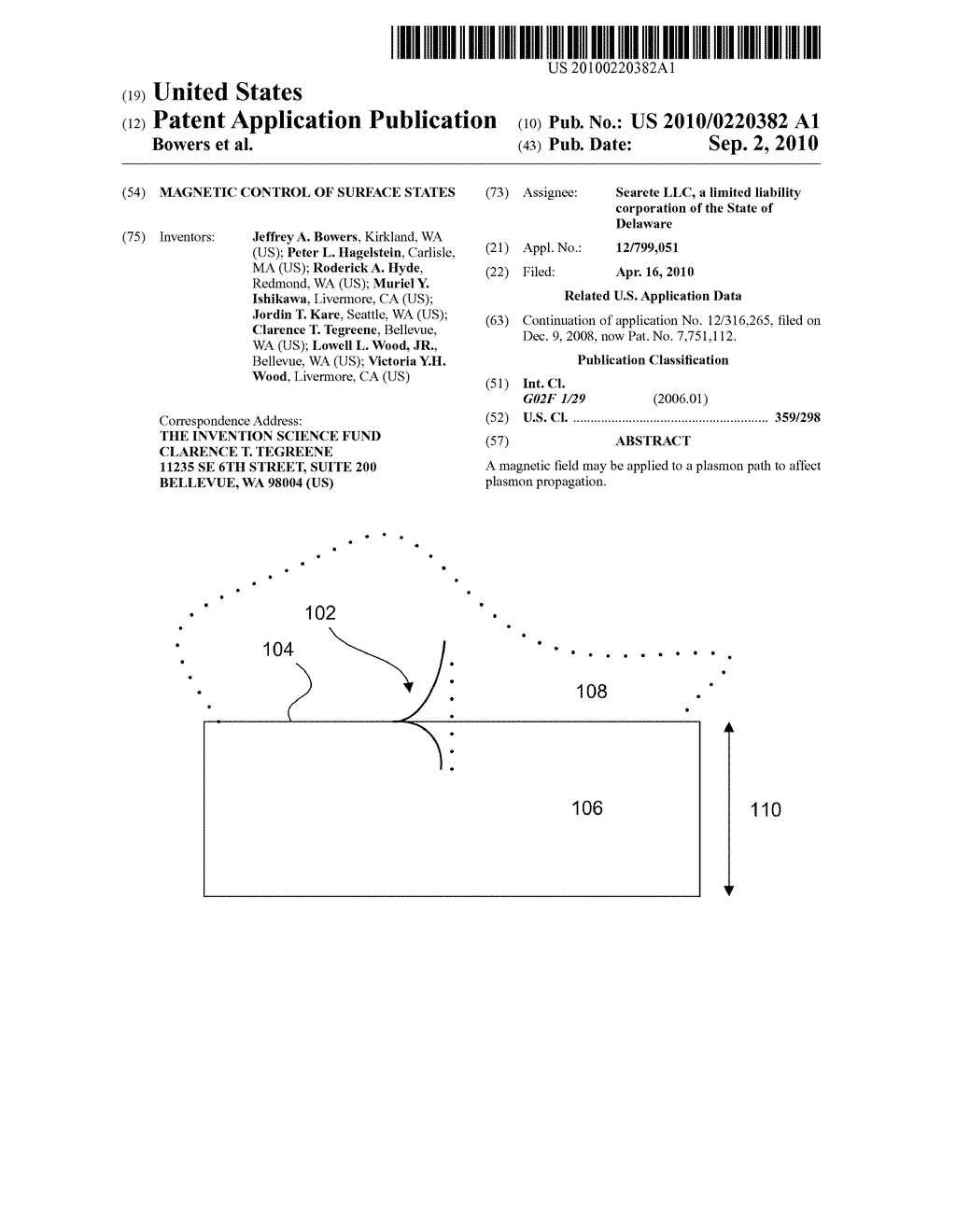 Magnetic control of surface states - diagram, schematic, and image 01