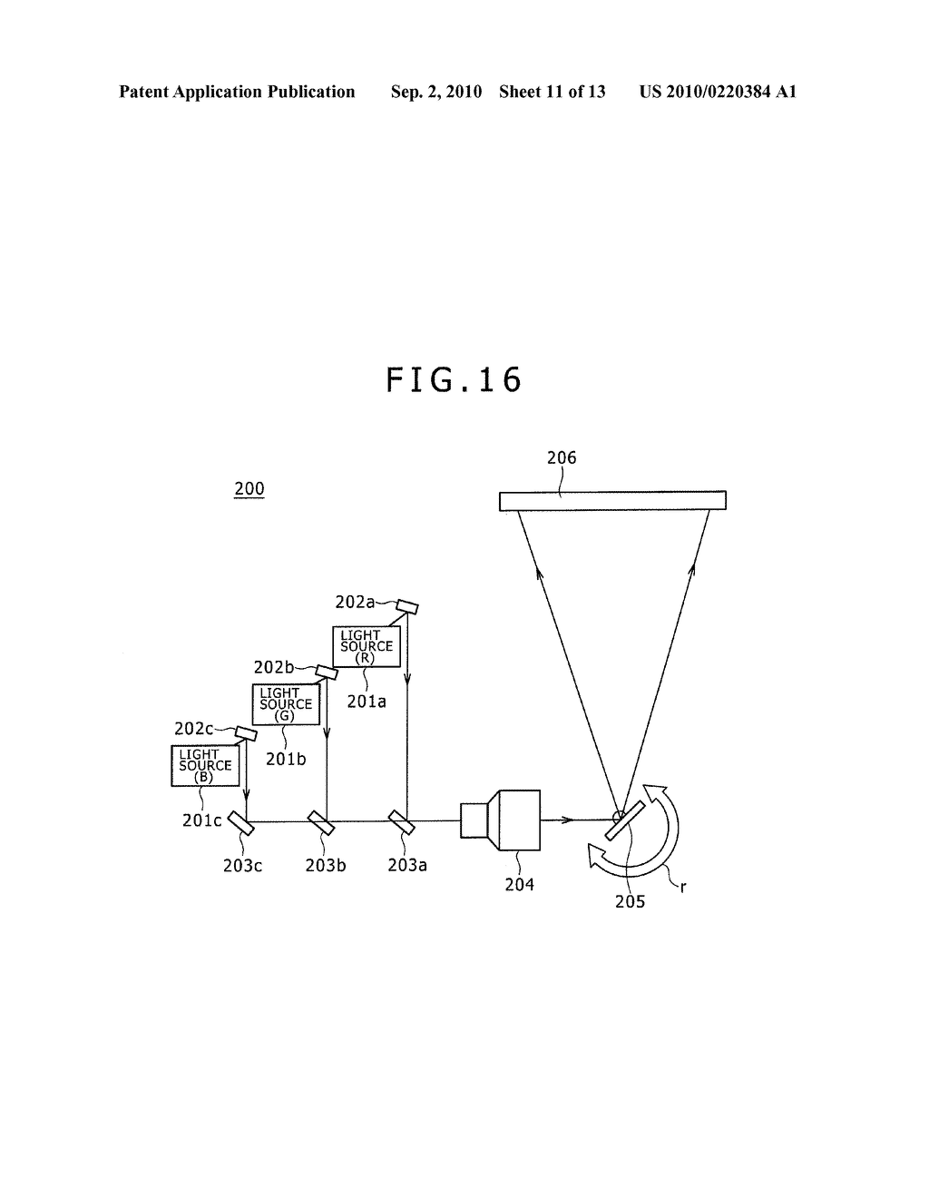 LASER DEVICE, LASER DISPLAY APPARATUS, LASER RADIATING APPARATUS, AND NONLINEAR OPTICAL ELEMENT - diagram, schematic, and image 12