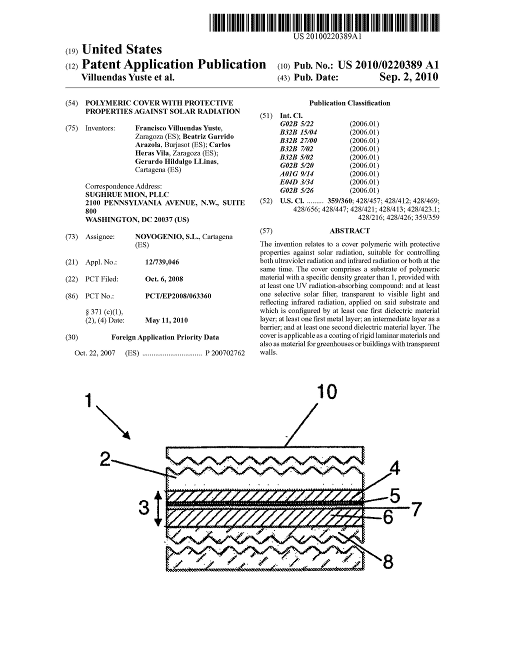 POLYMERIC COVER WITH PROTECTIVE PROPERTIES AGAINST SOLAR RADIATION - diagram, schematic, and image 01