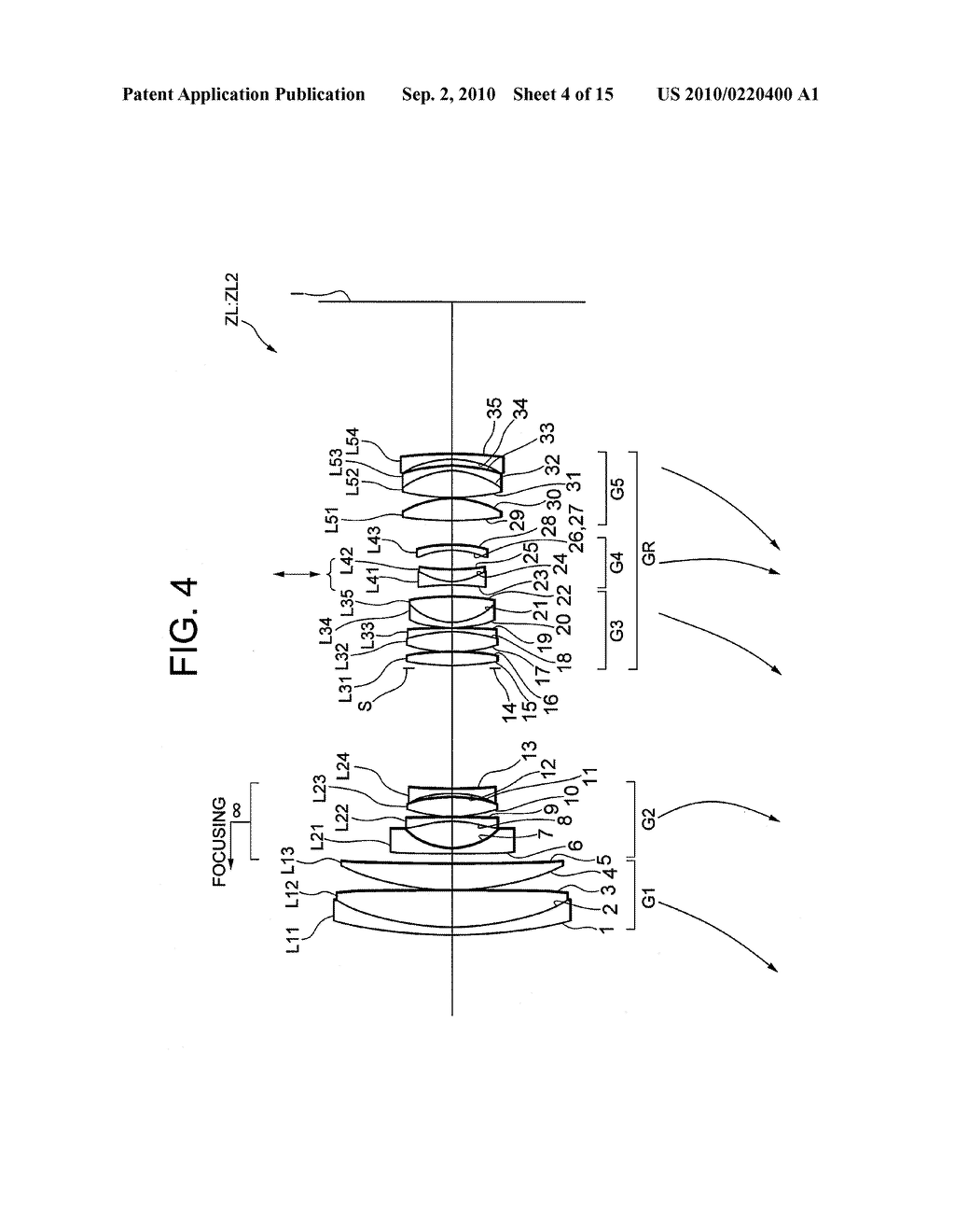 ZOOM LENS, OPTICAL APPARATUS EQUIPPED THEREWITH AND METHOD FOR MANUFACTURING THE ZOOM LENS - diagram, schematic, and image 05