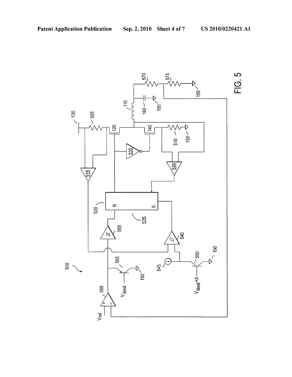 SHORT CIRCUIT CURRENT RATCHETING IN SWITCH MODE DC/DC VOLTAGE REGULATORS - diagram, schematic, and image 05