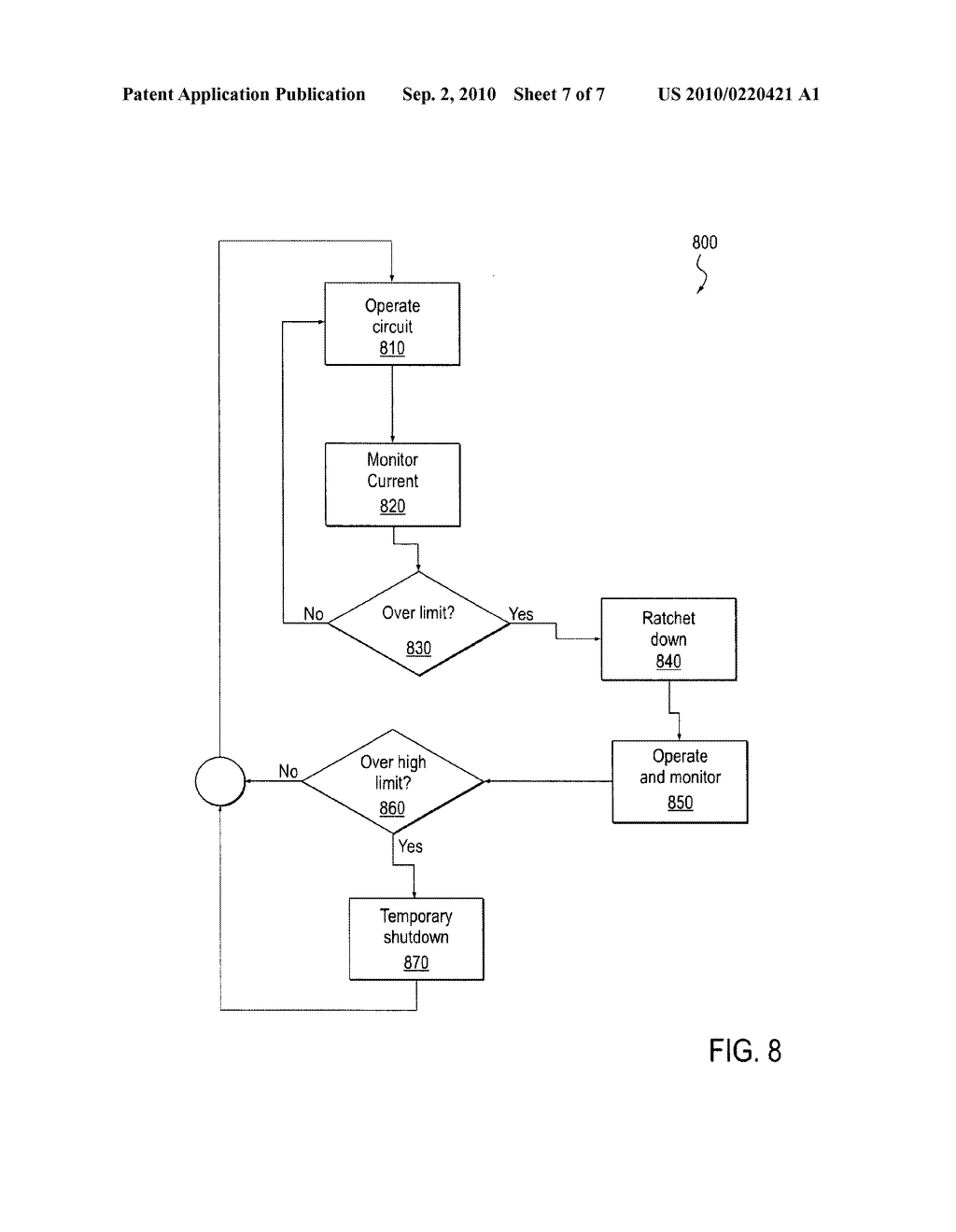 SHORT CIRCUIT CURRENT RATCHETING IN SWITCH MODE DC/DC VOLTAGE REGULATORS - diagram, schematic, and image 08