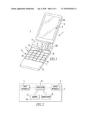 HANDHELD ELECTRONIC DEVICE AND HINGE ASSEMBLY diagram and image