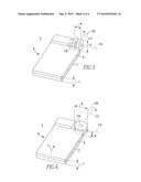 HANDHELD ELECTRONIC DEVICE AND HINGE ASSEMBLY diagram and image