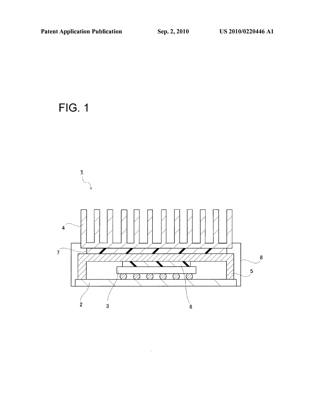 HEAT DISSIPATING MATERIAL AND SEMICONDUCTOR DEVICE USING SAME - diagram, schematic, and image 02