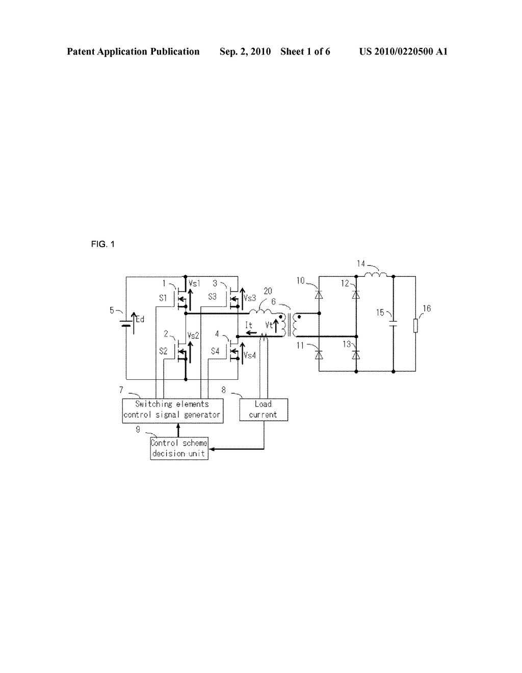 POWER CONVERTER AND METHOD FOR CONTROLLING POWER CONVERTER - diagram, schematic, and image 02