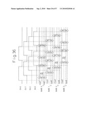 SEMICONDUCTOR MEMORY DEVICE CAPABLE OF DRIVING NON-SELECTED WORD LINES TO FIRST AND SECOND POTENTIALS diagram and image