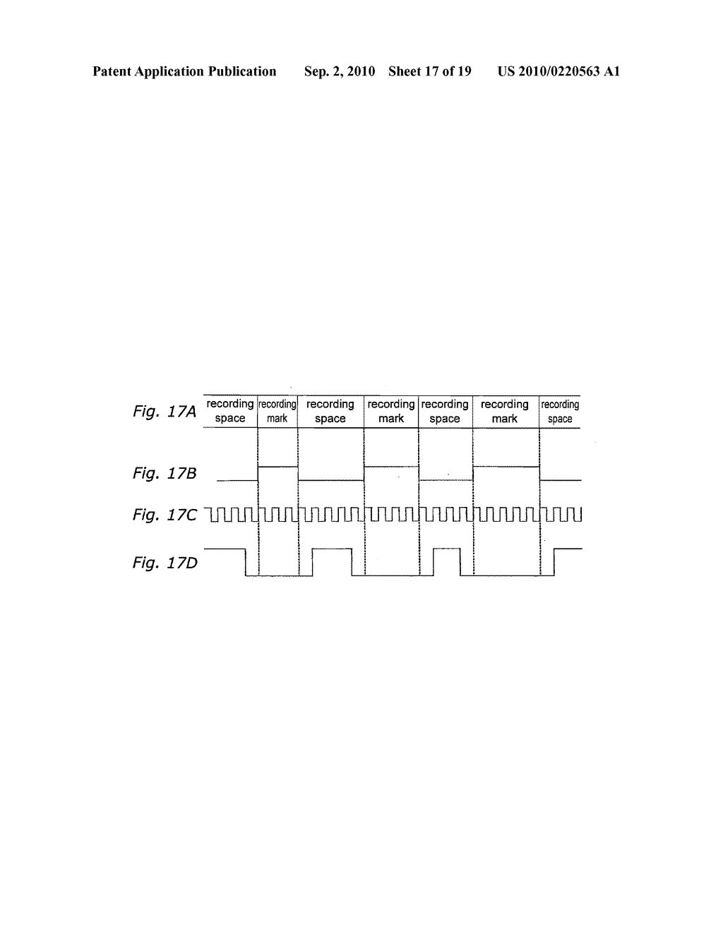 RECORDING CONTROL DEVICE, LASER DRIVE DEVICE, INFORMATION RECORDING DEVICE, SIGNAL TRANSMISSION METHOD, AND RECORDING/REPRODUCTION CONTROL DEVICE - diagram, schematic, and image 18