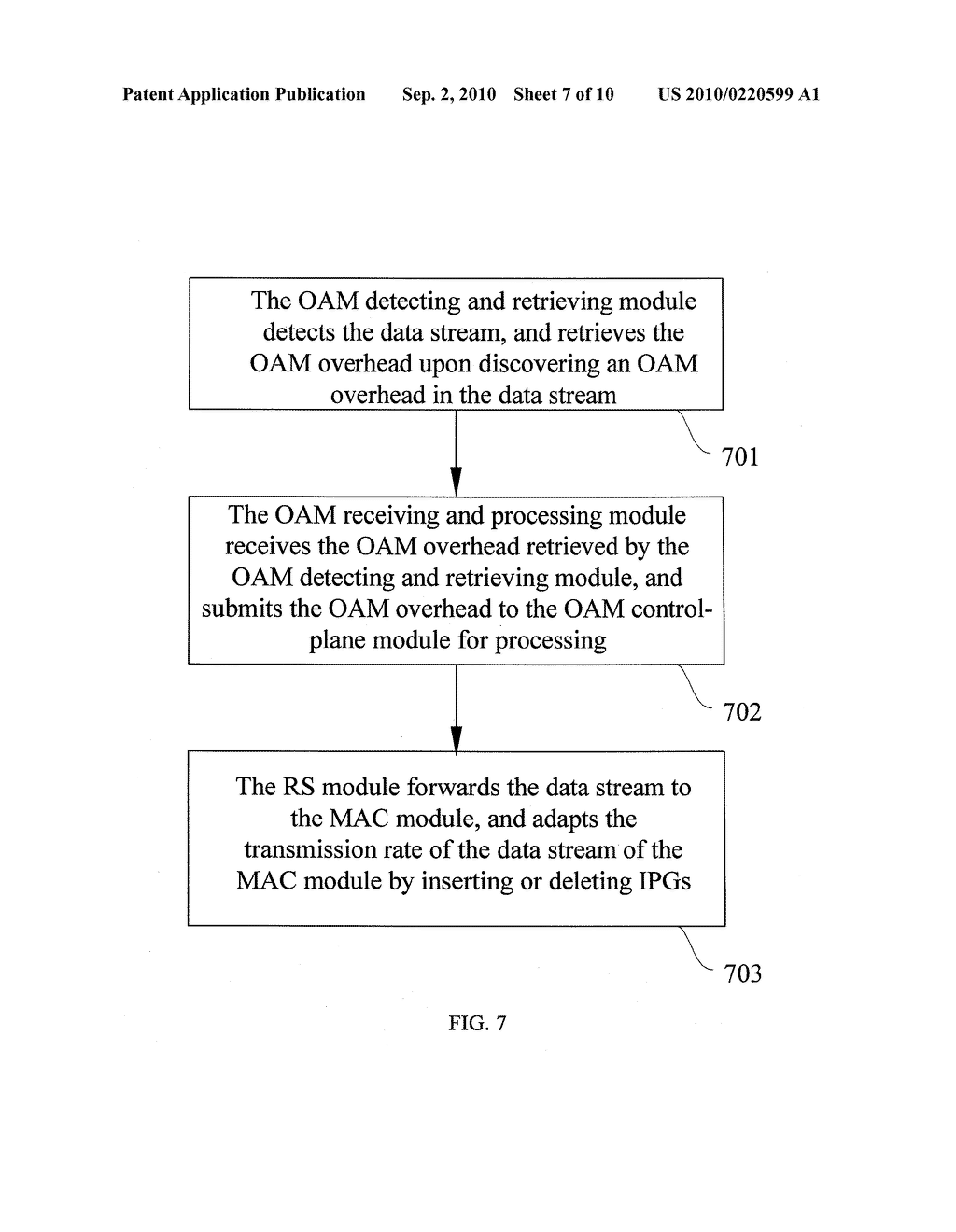 METHOD AND APPARATUS FOR SENDING AND RECEIVING ETHERNET PHYSICAL-LAYER OAM OVERHEAD - diagram, schematic, and image 08