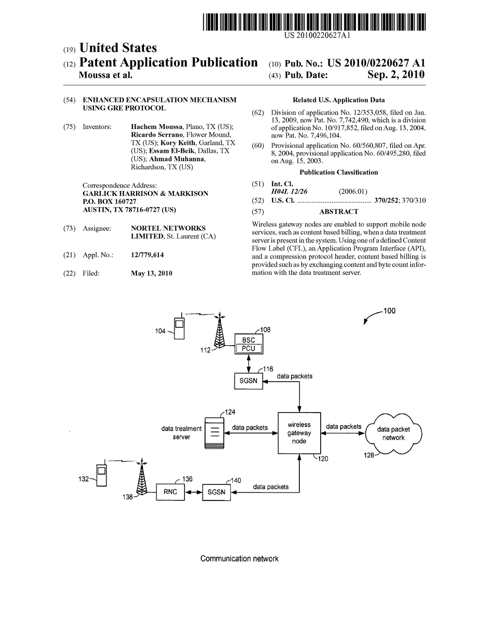 Enhanced Encapsulation Mechanism using GRE Protocol - diagram, schematic, and image 01