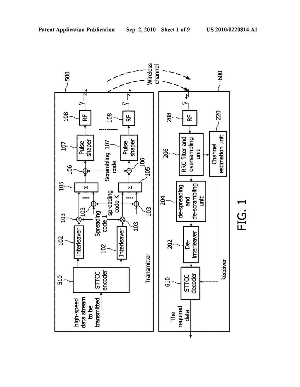 METHOD AND APPARATUS FOR SPATIAL TEMPORAL TURBO CHANNEL CODING/DECODING IN WIRELESS NETWORK - diagram, schematic, and image 02