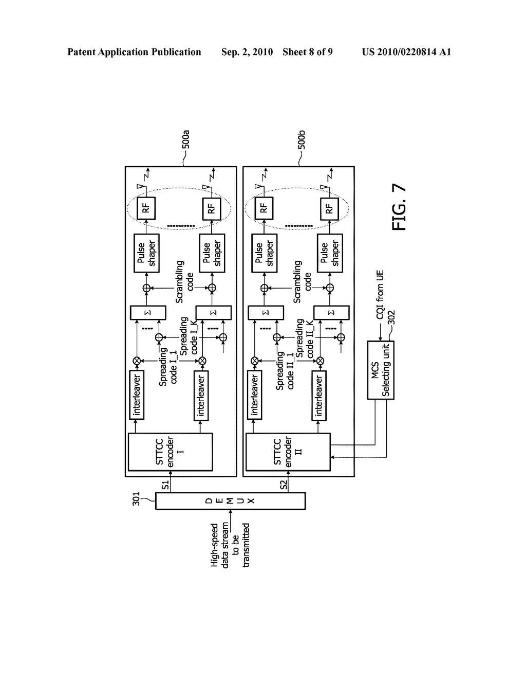 METHOD AND APPARATUS FOR SPATIAL TEMPORAL TURBO CHANNEL CODING/DECODING IN WIRELESS NETWORK - diagram, schematic, and image 09