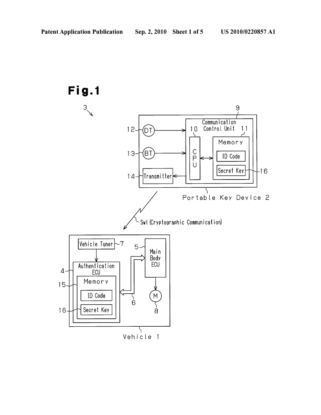 SYSTEM AND METHOD FOR REGISTERING SECRET KEY - diagram, schematic, and image 02