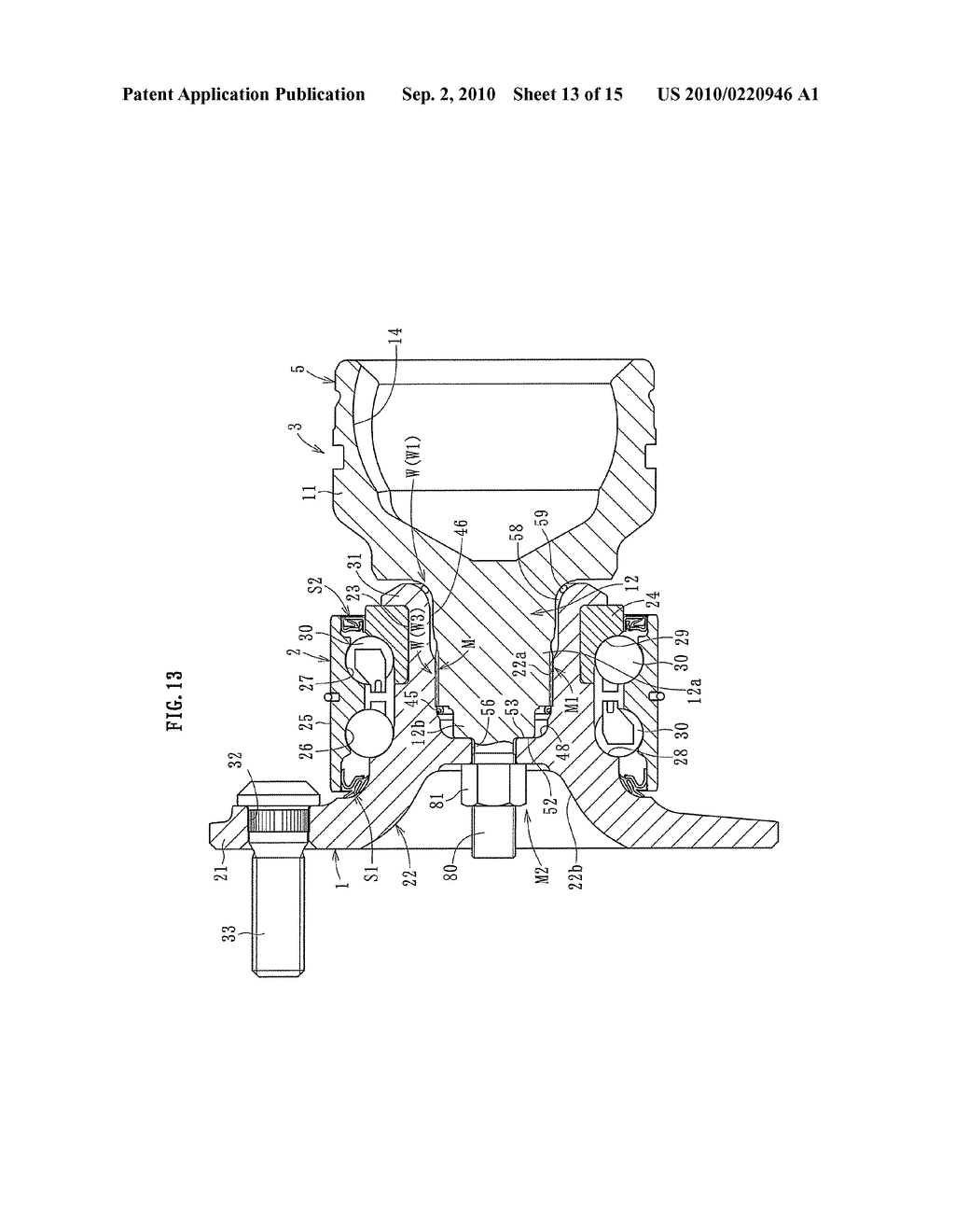 BEARING DEVICE FOR WHEEL - diagram, schematic, and image 14