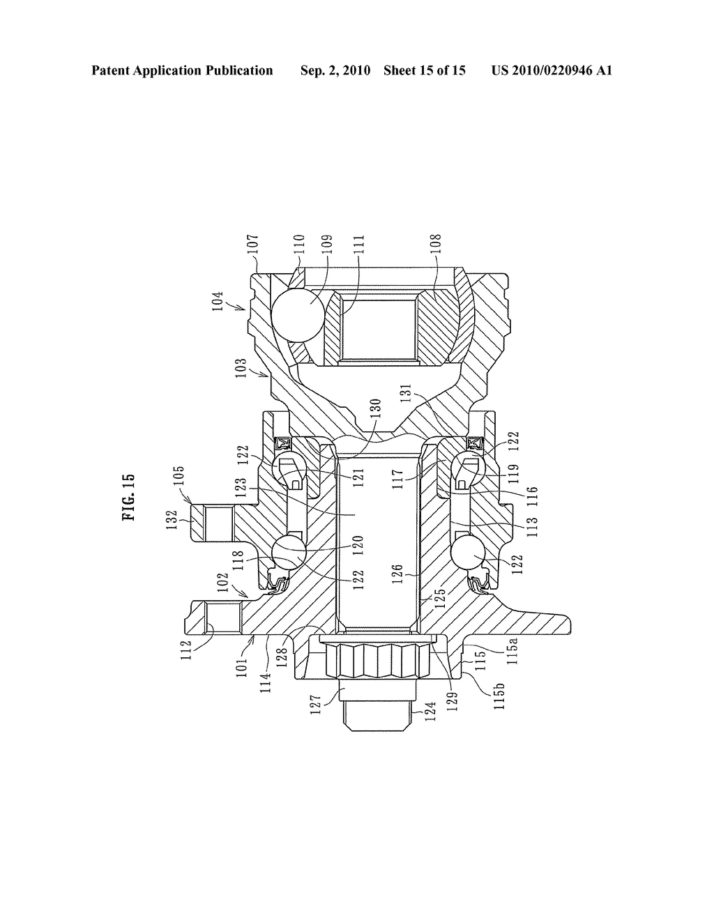 BEARING DEVICE FOR WHEEL - diagram, schematic, and image 16