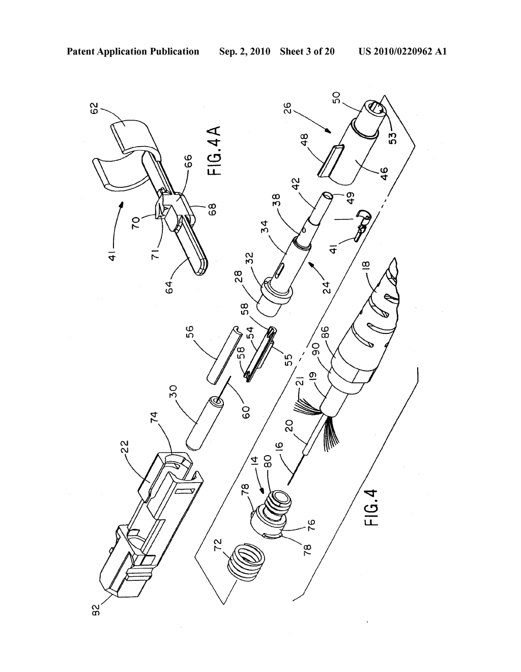 Reversible Fiber Optic Stub Clamping Mechanism - diagram, schematic, and image 04