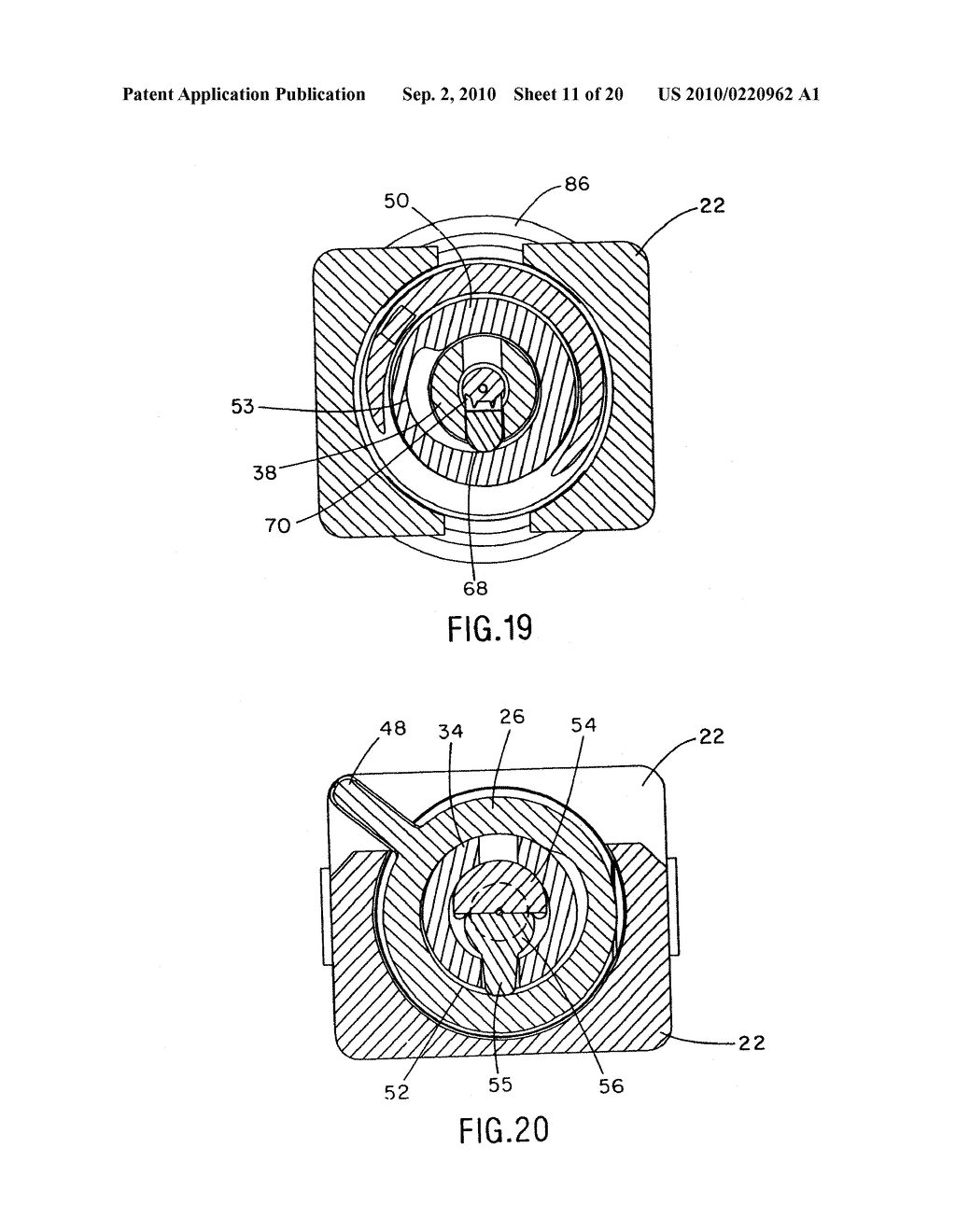 Reversible Fiber Optic Stub Clamping Mechanism - diagram, schematic, and image 12