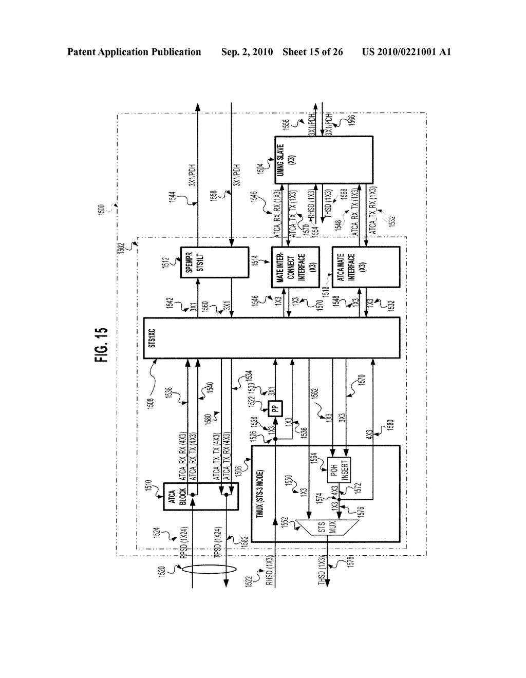 METHODS AND APPARATUS FOR SYSTEM FRAMING SYNCHRONIZATION CONTROL FOR A FRAMER/MAPPER/MULTIPLEXOR DEVICE WITH 1+1 AND EQUIPMENT PROTECTION - diagram, schematic, and image 16