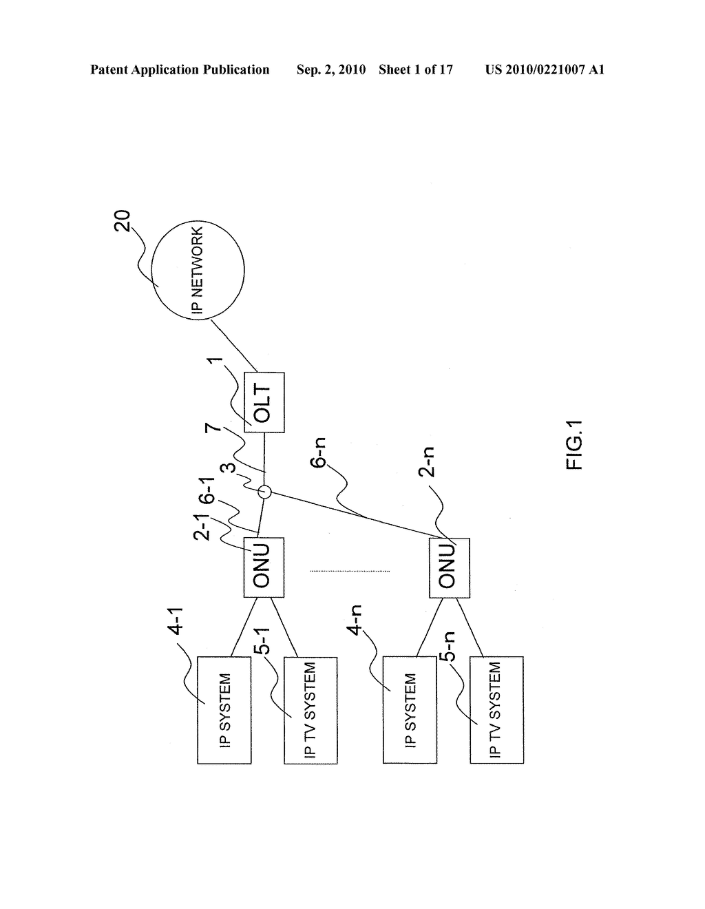 PASSIVE OPTICAL NETWORK SYSTEM, OPTICAL LINE TERMINAL, AND OPTICAL NETWORK UNIT - diagram, schematic, and image 02