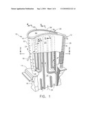 Flared tip turbine blade diagram and image