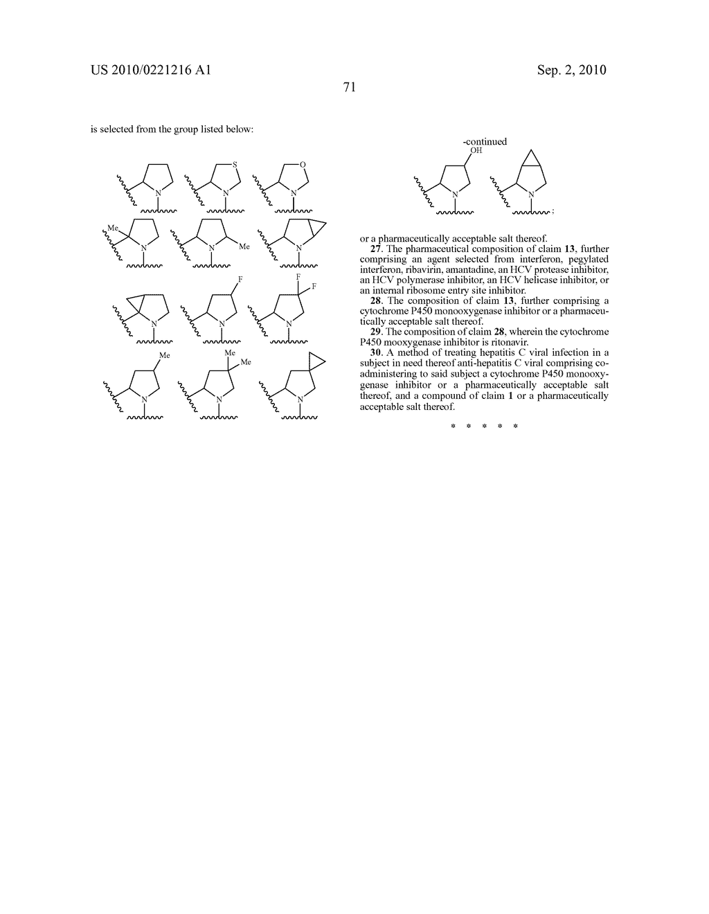 HEPATITIS C VIRUS INHIBITORS - diagram, schematic, and image 72