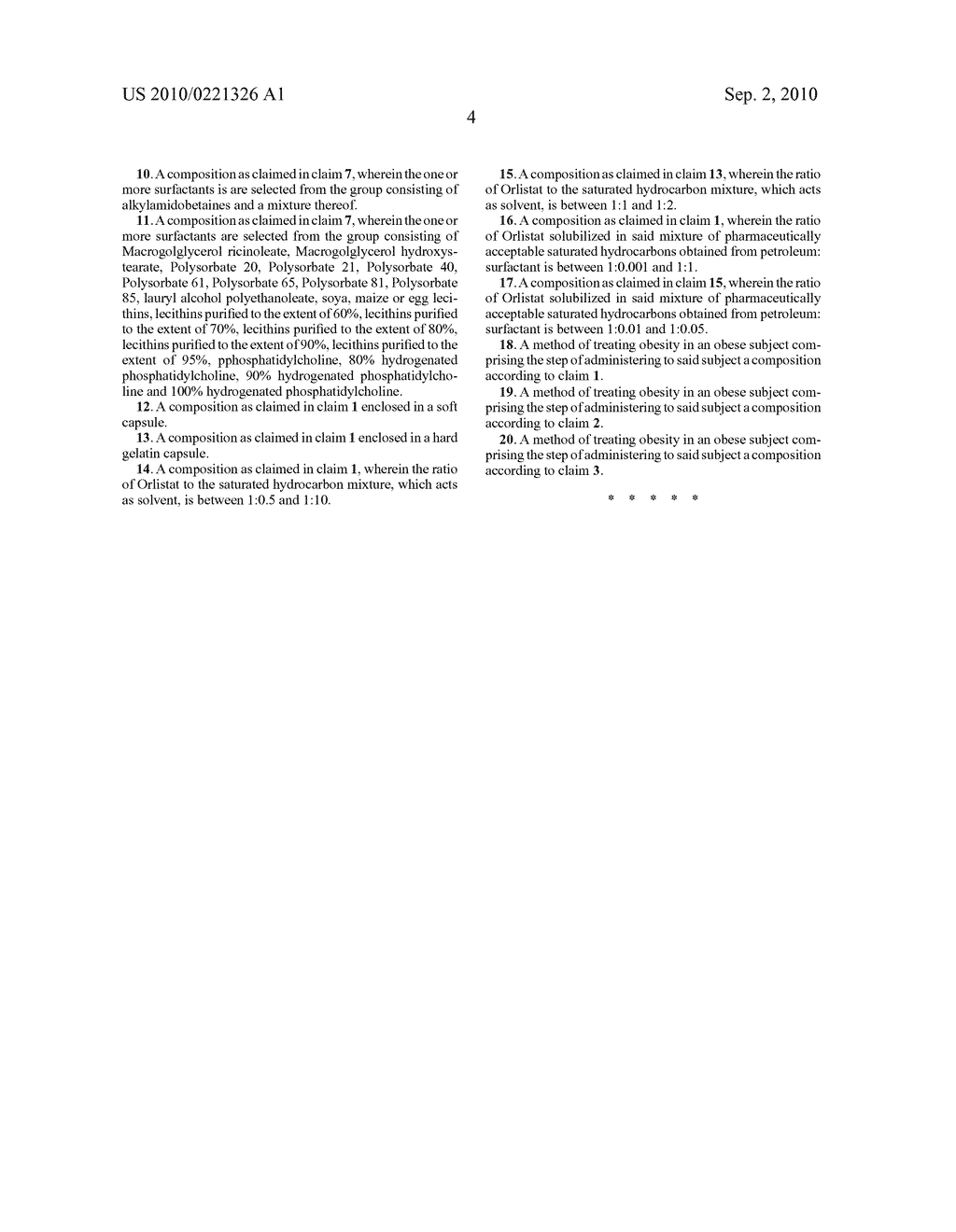 PHARMACEUTICAL COMPOSITIONS FOR ORAL USE FOR TREATING PATIENTS AFFECTED BY OBESITY - diagram, schematic, and image 05