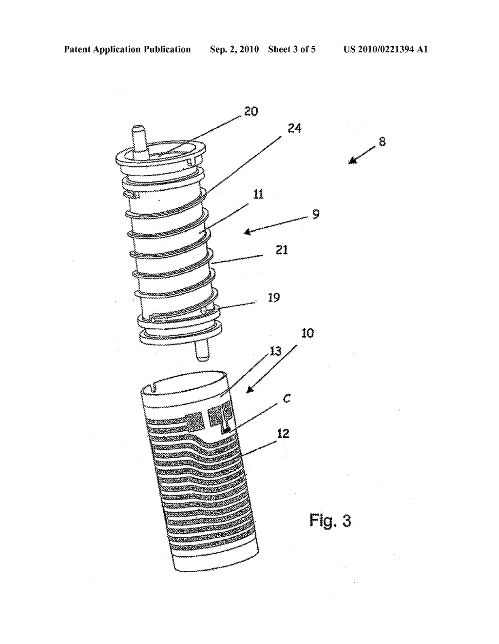 METHOD AND DEVICE FOR SUPPLYING HOT WATER - diagram, schematic, and image 04