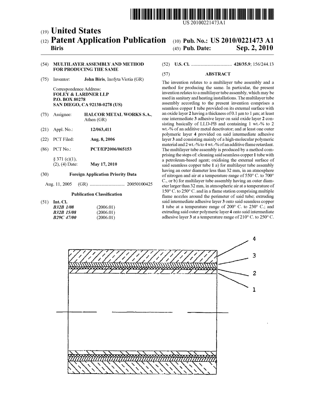 MULTILAYER ASSEMBLY AND METHOD FOR PRODUCING THE SAME - diagram, schematic, and image 01