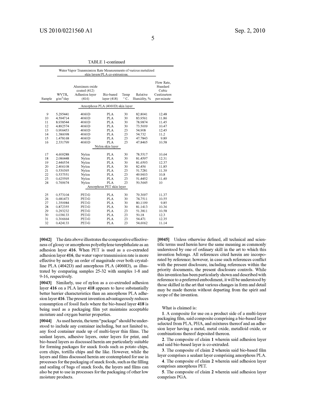 Bio-Based In-Line High Barrier Metalized Film and Process for its Production - diagram, schematic, and image 08