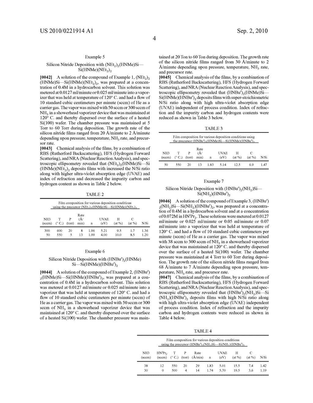 COMPOSITION AND METHOD FOR LOW TEMPERATURE DEPOSITION OF SILICON-CONTAINING FILMS - diagram, schematic, and image 07
