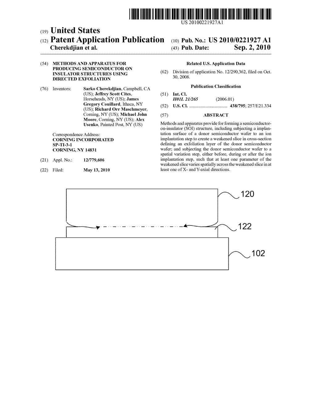 METHODS AND APPARATUS FOR PRODUCING SEMICONDUCTOR ON INSULATOR STRUCTURES USING DIRECTED EXFOLIATION - diagram, schematic, and image 01