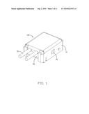 CABLE CONNECTOR ASSEMBLY WITH GROUNDING DEVICE diagram and image