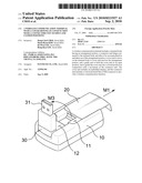 A WIRELESS COMMUNICATION TERMINAL WITH A COVER MOVING IN CONJUNCTION WITH A CONNECTOR UNIT TO OPEN AND CLOSED POSITIONS diagram and image