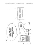 MOBILE WIRELESS COMMUNICATIONS DEVICE TO RECEIVE ADVERTISING MESSAGES BASED UPON KEYWORDS IN VOICE COMMUNICATIONS AND RELATED METHODS diagram and image