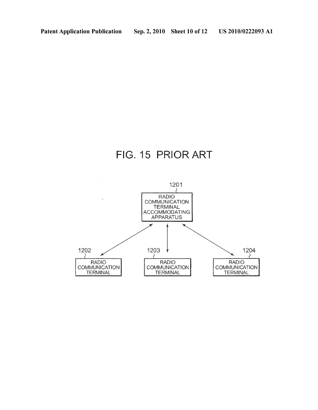 RADIO COMMUNICATION METHOD AND RADIO COMMUNICATION TERMINAL ACCOMMODATING APPARATUS - diagram, schematic, and image 11