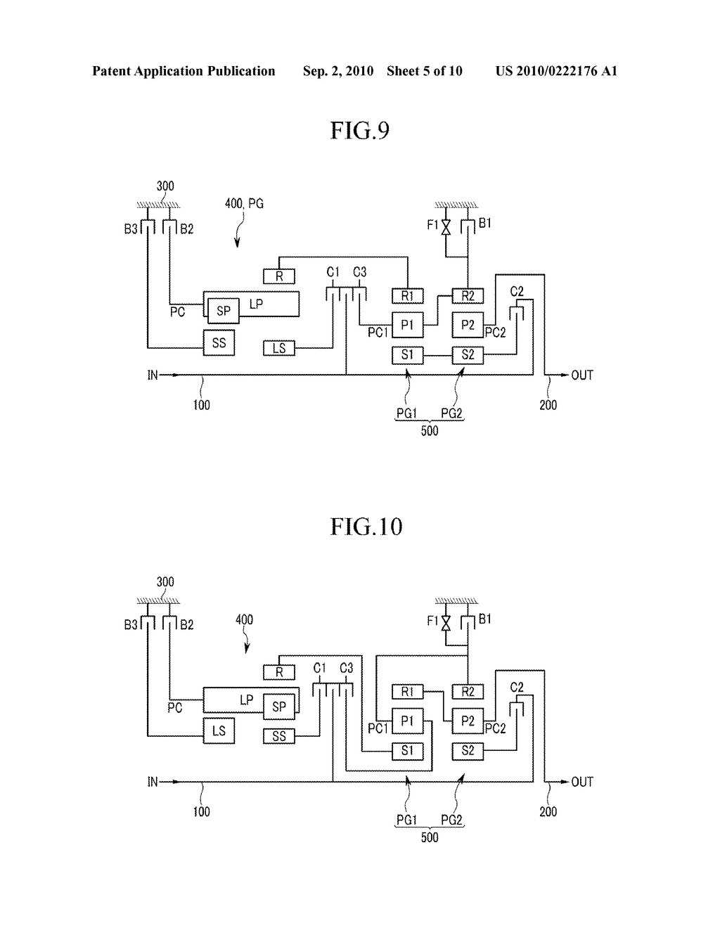 POWER TRAIN OF AUTOMATIC TRANSMISSION - diagram, schematic, and image 06