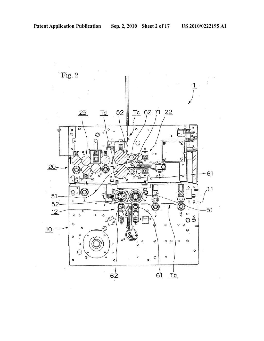 PAPER FOLDING MECHANISM AND PAPER FOLDING APPARATUS - diagram, schematic, and image 03