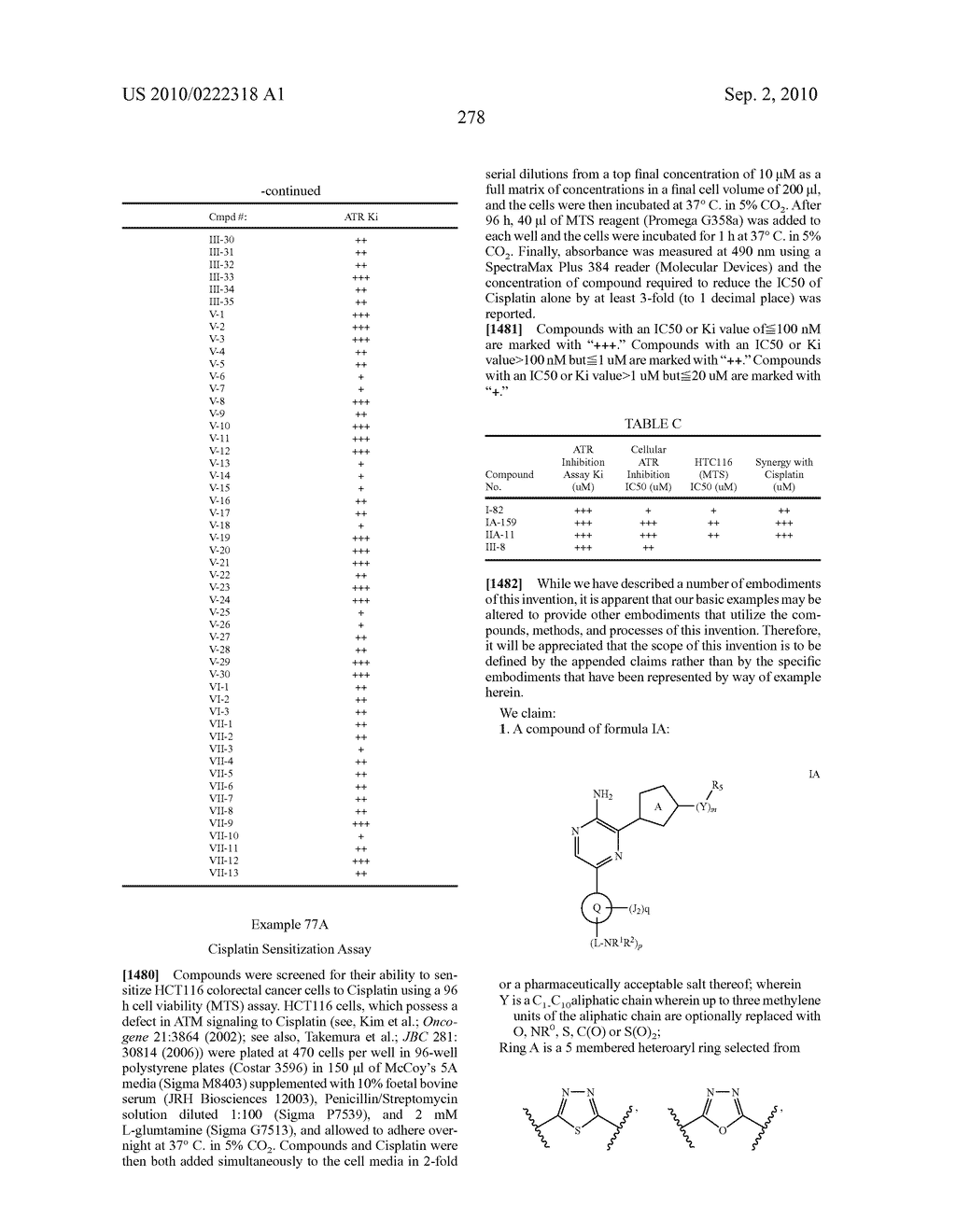 COMPOUNDS USEFUL AS INHIBITORS OF ATR KINASE - diagram, schematic, and image 279