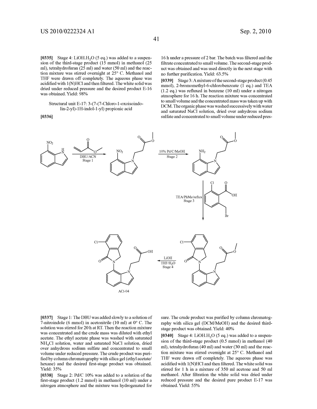 Substituted Indole Compounds - diagram, schematic, and image 42