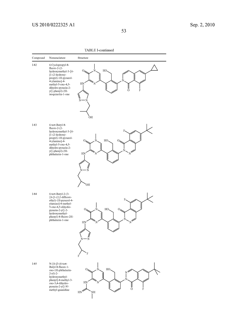 Inhibitors of Bruton's Tyrosine Kinase - diagram, schematic, and image 54