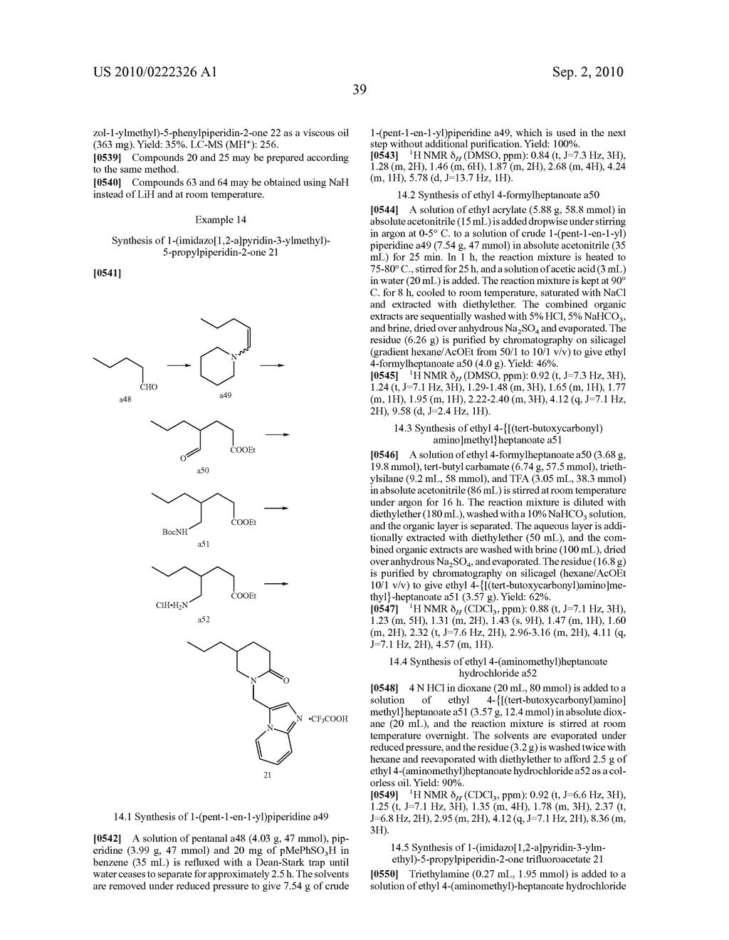 New Heterocyclic Derivatives Useful For The Treatment of CNS Disorders - diagram, schematic, and image 40