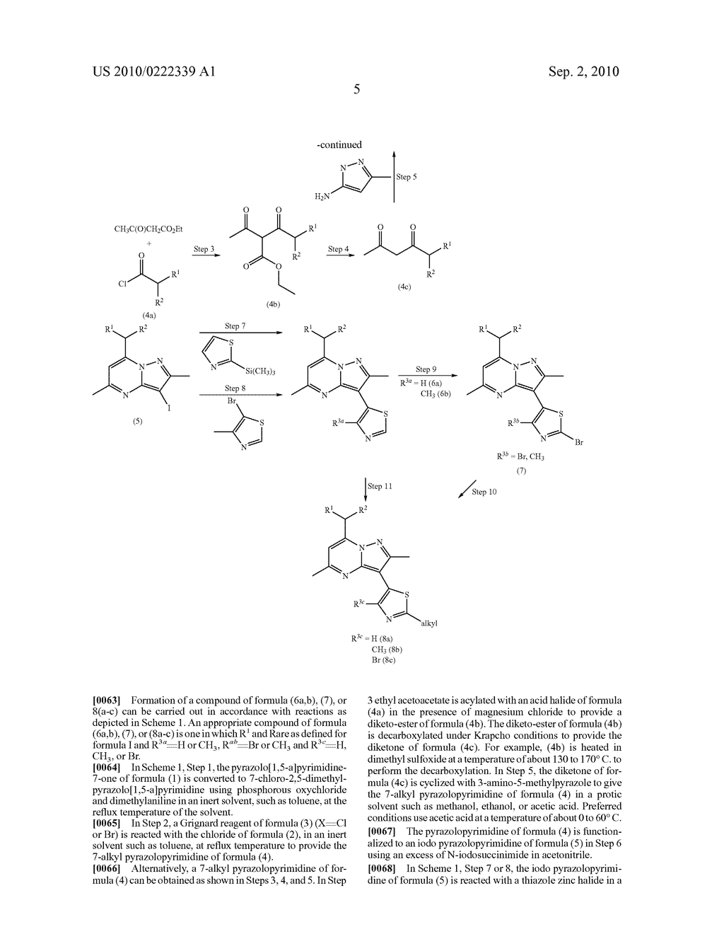 Thiazole pyrazolopyrimidines CRF1 receptor antagonists - diagram, schematic, and image 06