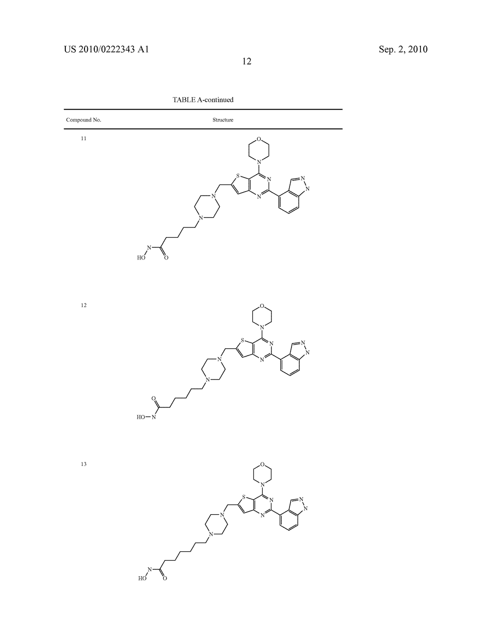 PHOSPHOINOSITIDE 3-KINASE INHIBITORS WITH A ZINC BINDING MOIETY - diagram, schematic, and image 13