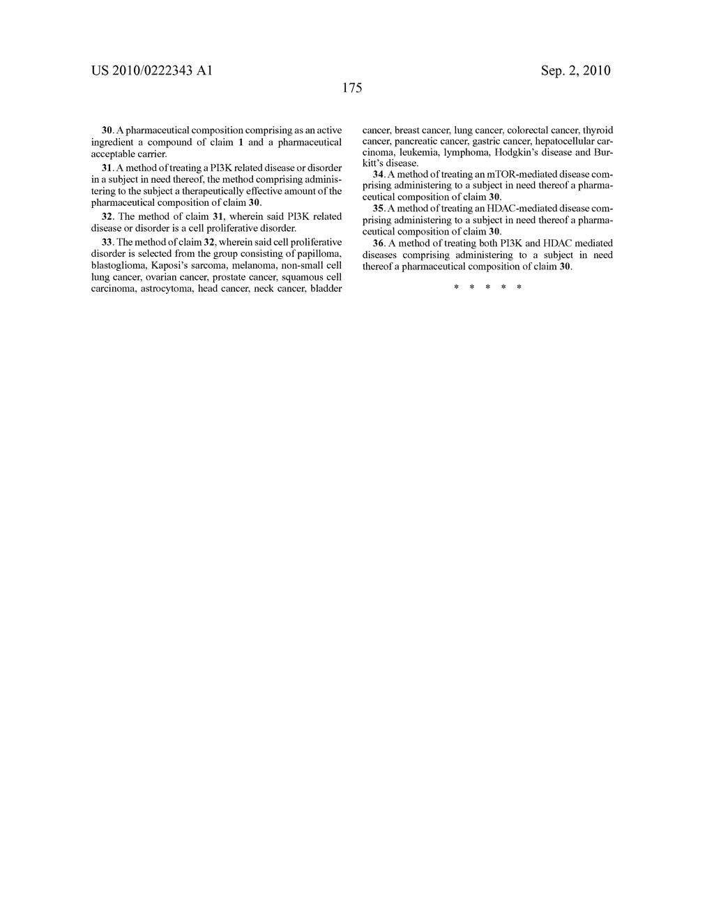 PHOSPHOINOSITIDE 3-KINASE INHIBITORS WITH A ZINC BINDING MOIETY - diagram, schematic, and image 176