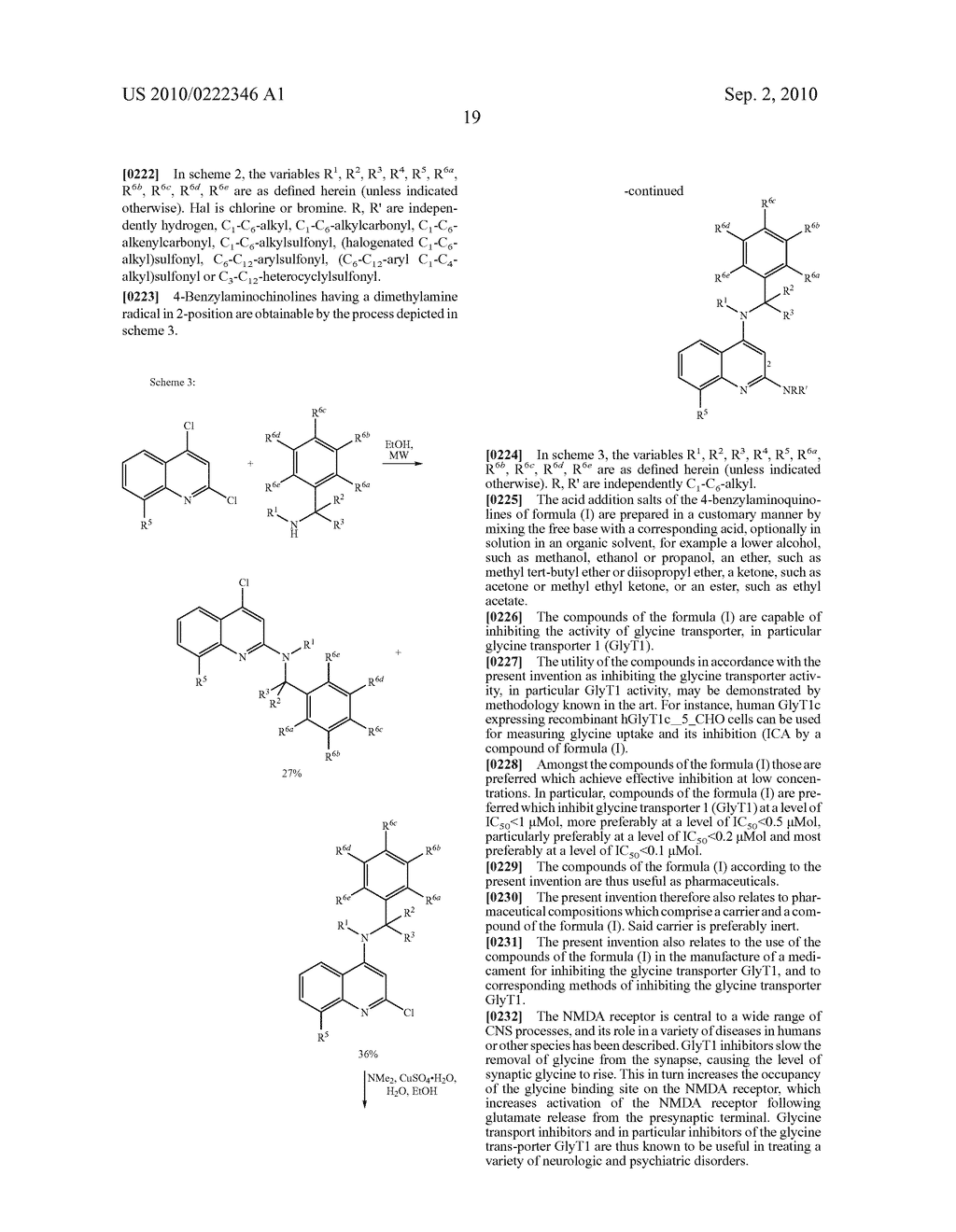 4-BENZYLAMINOQUINOLINES, PHARMACEUTICAL COMPOSITIONS CONTAINING THEM, AND THEIR USE IN THERAPY - diagram, schematic, and image 20