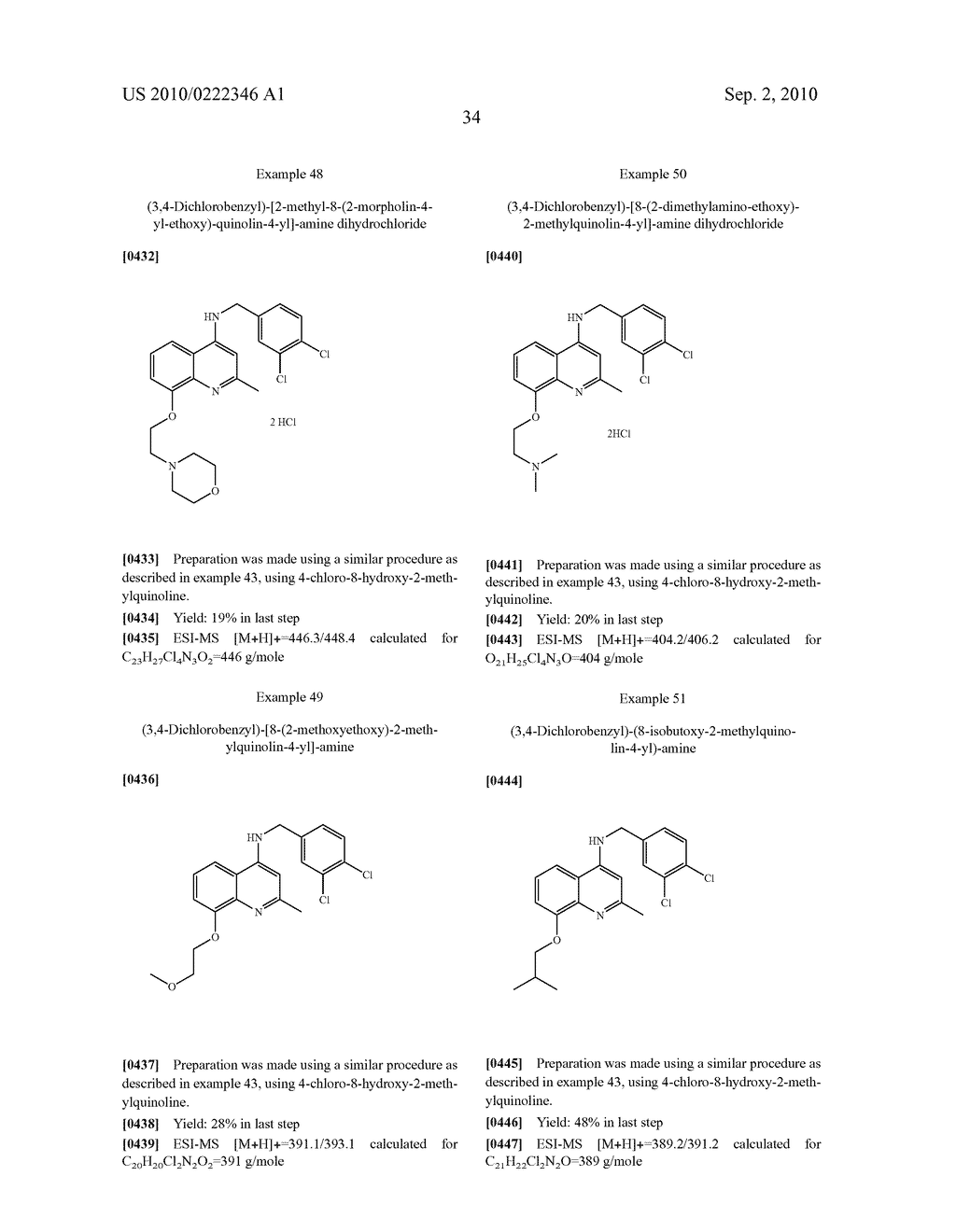 4-BENZYLAMINOQUINOLINES, PHARMACEUTICAL COMPOSITIONS CONTAINING THEM, AND THEIR USE IN THERAPY - diagram, schematic, and image 35