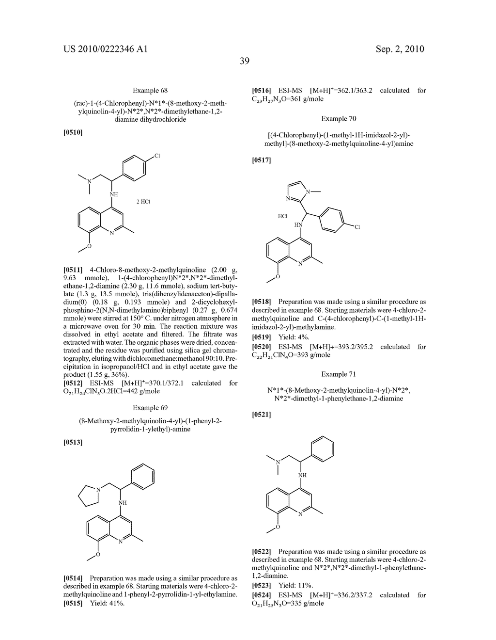 4-BENZYLAMINOQUINOLINES, PHARMACEUTICAL COMPOSITIONS CONTAINING THEM, AND THEIR USE IN THERAPY - diagram, schematic, and image 40
