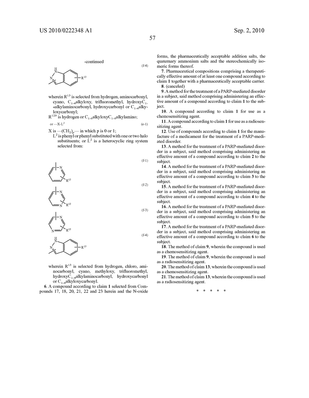 QUINOLINONE DERIVATIVES AS PARP INHIBITORS - diagram, schematic, and image 58