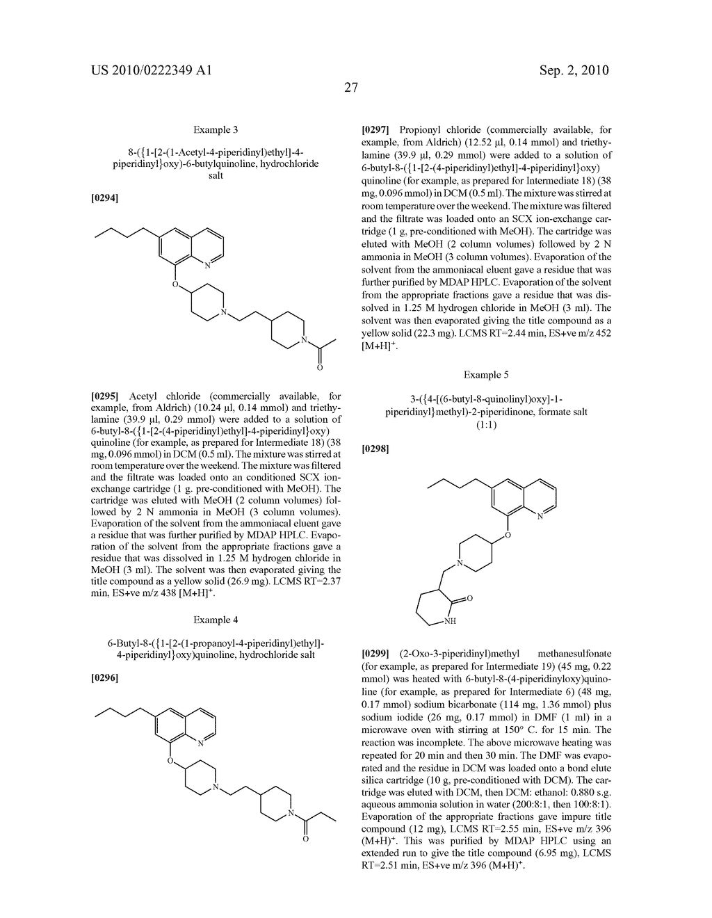 QUINOLINE DERIVATIVES USED TO TREAT INFLAMMATORY AND ALLERGIC DISEASES - diagram, schematic, and image 28