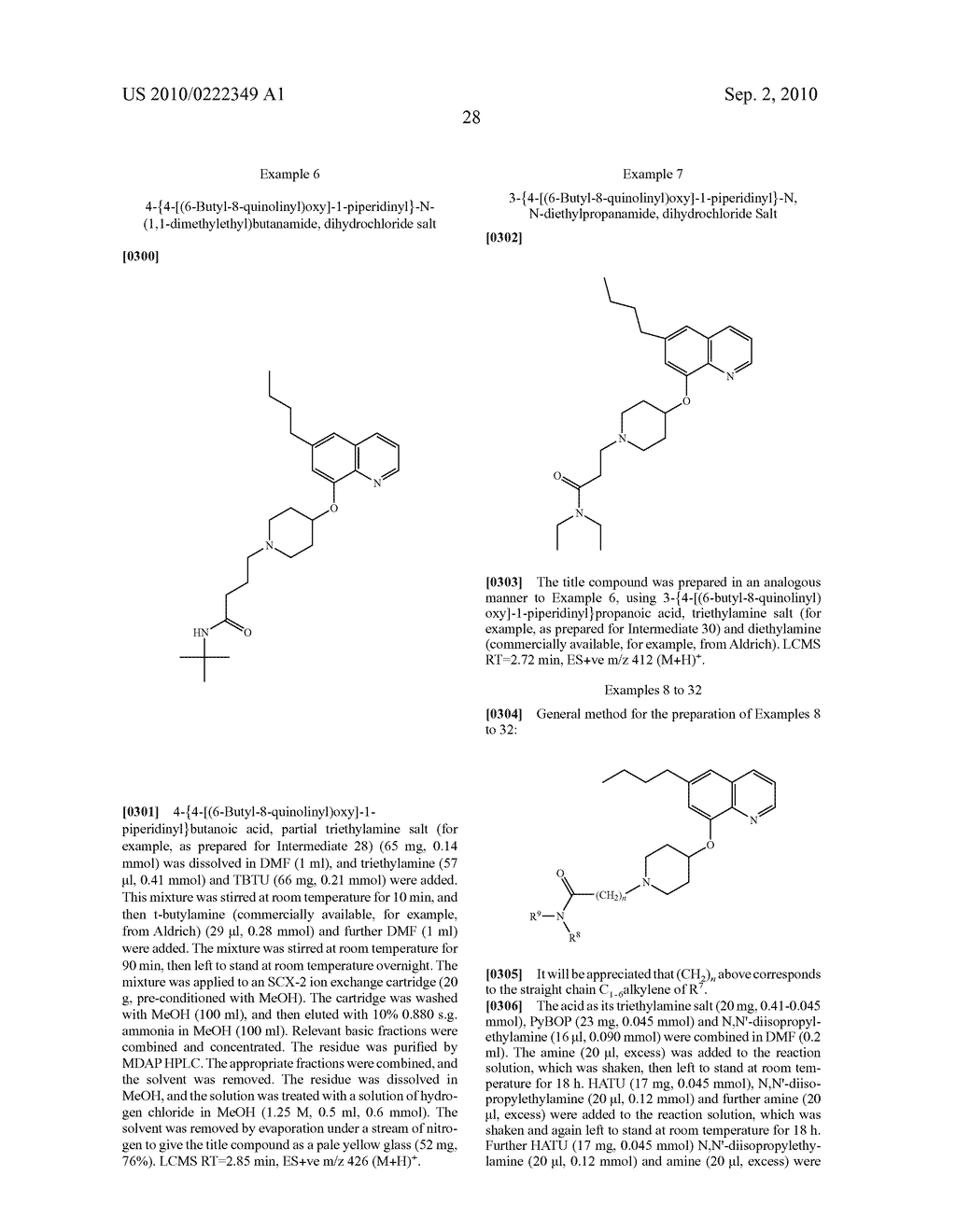 QUINOLINE DERIVATIVES USED TO TREAT INFLAMMATORY AND ALLERGIC DISEASES - diagram, schematic, and image 29